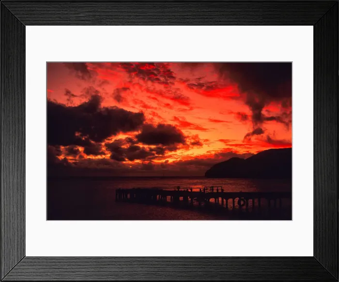 Framed Print : Scenically beautiful and a world heritage designated location, Lord Howe Island lies between the South Pacific ocean and the Tasman sea off the coast of New South Wales, Australia