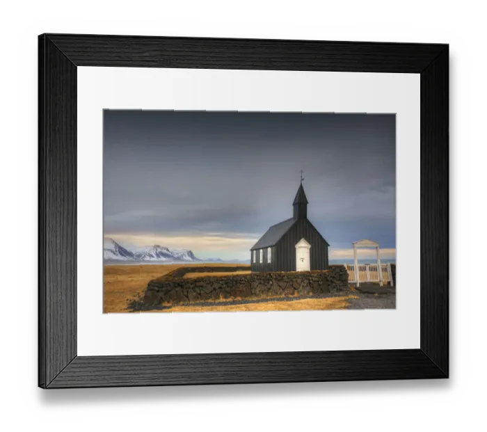 Framed Print : Winter Landscape at Grundarfjorour, Iceland Framed Print : Winter Landscape at Grundarfjorour, Iceland