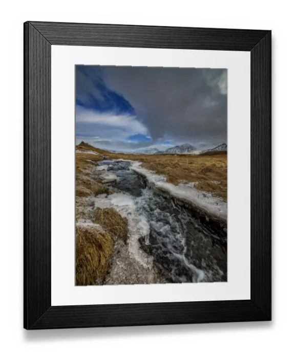 Framed Print : Winter Scenery at Snaefellsvegur, Iceland Framed Print : Winter Scenery at Snaefellsvegur, Iceland