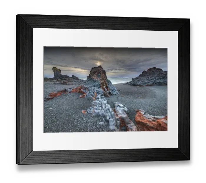 Framed Print : Snaefellsjokull coastline, Iceland Framed Print : Snaefellsjokull coastline, Iceland