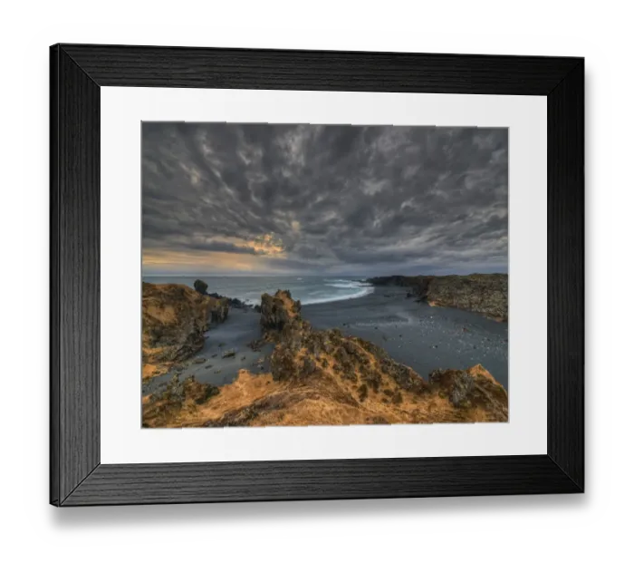 Framed Print : Snaefellsjokull coastline, Iceland Framed Print : Snaefellsjokull coastline, Iceland