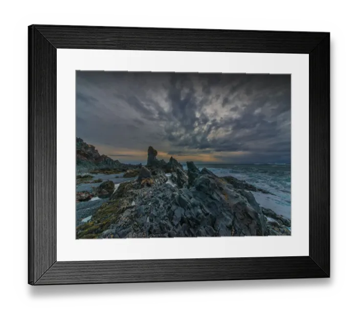 Framed Print : Snaefellsjokull coastline, Iceland Framed Print : Snaefellsjokull coastline, Iceland