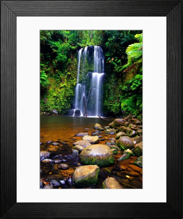 Framed Print : Beauchamp Falls in the Otway Ranges Victoria Framed Print : Beauchamp Falls in the Otway Ranges Victoria