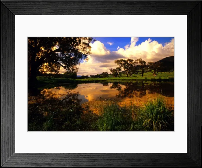 Framed Print : A billabong near the Murray river at Corryong, Northern Victoria Framed Print : A billabong near the Murray river at Corryong, Northern Victoria