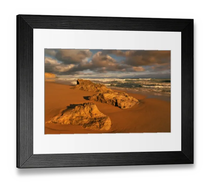Framed Print : The beach near Gibsons steps, Port Campbell National park, Victoria Framed Print : The beach near Gibsons steps, Port Campbell National park, Victoria