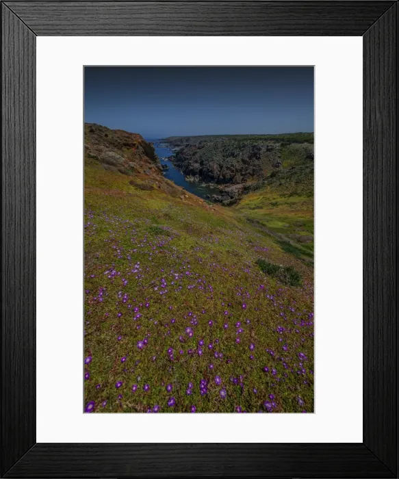 Framed Print : The copperhead cliffs on the South Western corner of King Island are isolated, rugged and extremely steep. Bass Strait, Tasmania Framed Print : The copperhead cliffs on the South Western corner of King Island are isolated, rugged and extremely steep. Bass Strait, Tasmania