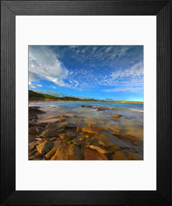 Framed Print : Colliers beach, situated on the south East coastline of King Island, Bass Strait, Tasmania Framed Print : Colliers beach, situated on the south East coastline of King Island, Bass Strait, Tasmania