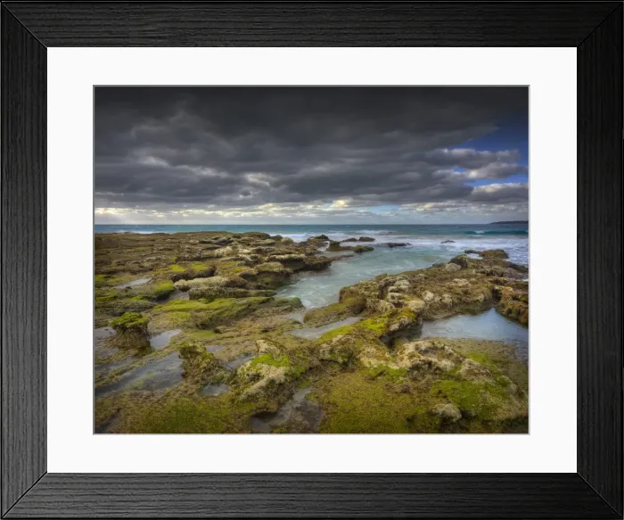 Framed Print : Sea Elephant bay, East coast of King Island, Bass Strait, Tasmania