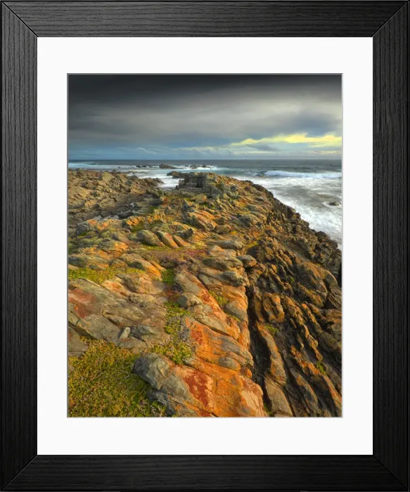 Framed Print : The Gulchway, a rugged and isolated part of the West coastline of King Island, Bass Strait, Tasmania