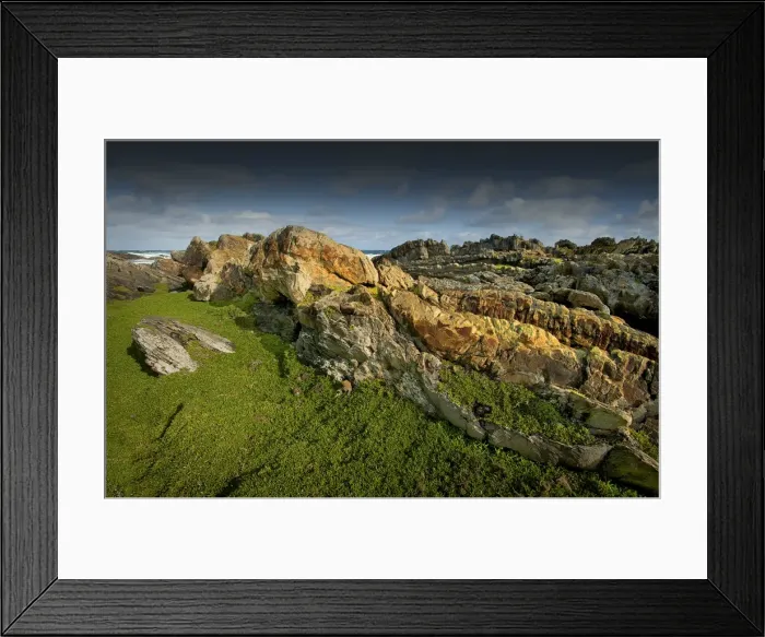 Framed Print : The Gulchway, a rugged and isolated part of the West coastline of King Island, Bass Strait, Tasmania