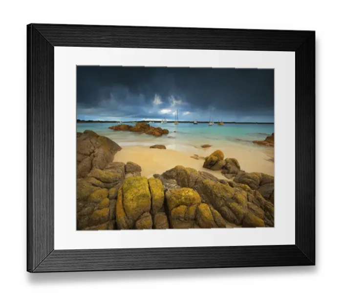 Framed Print : The Harbour at Grassy, a small village on the south Eastern coastline of King Island, once famous for its Scheelite mine. Bass Strait Tasmania Framed Print : The Harbour at Grassy, a small village on the south Eastern coastline of King Island, once famous for its Scheelite mine. Bass Strait Tasmania