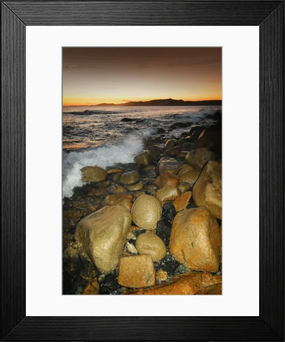 Framed Print : Grassy Harbour and beach on the South Eastern coastline of King Island, Bass Strait, Tasmania Framed Print : Grassy Harbour and beach on the South Eastern coastline of King Island, Bass Strait, Tasmania