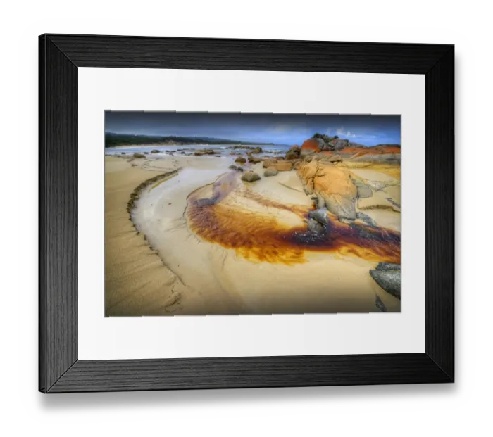 Framed Print : Grassy Harbour and beach on the South Eastern coastline of King Island, Bass Strait, Tasmania Framed Print : Grassy Harbour and beach on the South Eastern coastline of King Island, Bass Strait, Tasmania