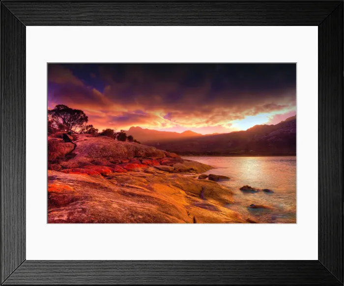 Framed Print : First light at Trousers point Lacota, Flinders Island Bass Strait, Tasmania Framed Print : First light at Trousers point Lacota, Flinders Island Bass Strait, Tasmania