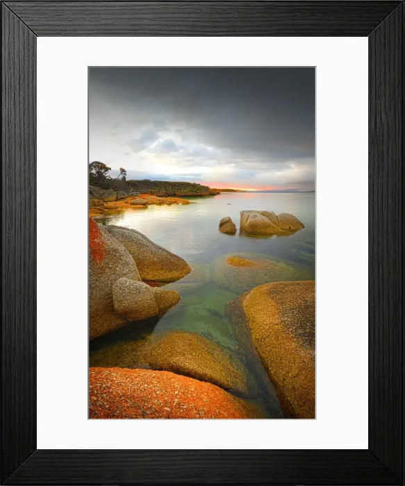 Framed Print : Fotheringate beach at Trousers Point, Lacota, Flinders Island, Bass Strait, Tasmania