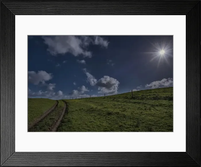 Framed Print : Track to Lake Flanagan, King Island, Bass Strait, Tasmania Framed Print : Track to Lake Flanagan, King Island, Bass Strait, Tasmania