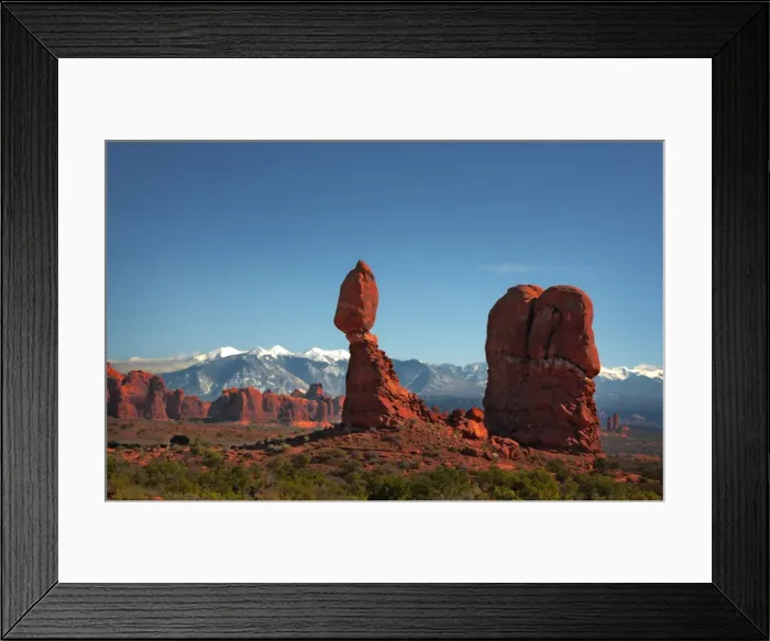 Framed Print : A view of Arches National Park, which is situated in the South-western region of the United States, in the state of Utah Framed Print : A view of Arches National Park, which is situated in the South-western region of the United States, in the state of Utah