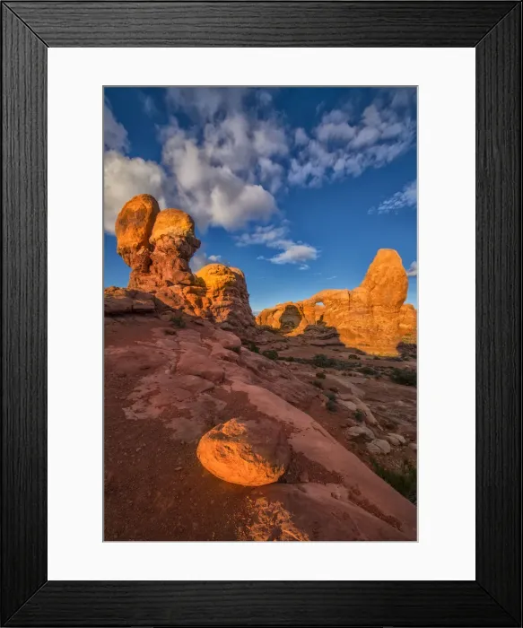 Framed Print : Arches National Park in Utah, South-western United States, with a mantle of rare winter snow Framed Print : Arches National Park in Utah, South-western United States, with a mantle of rare winter snow