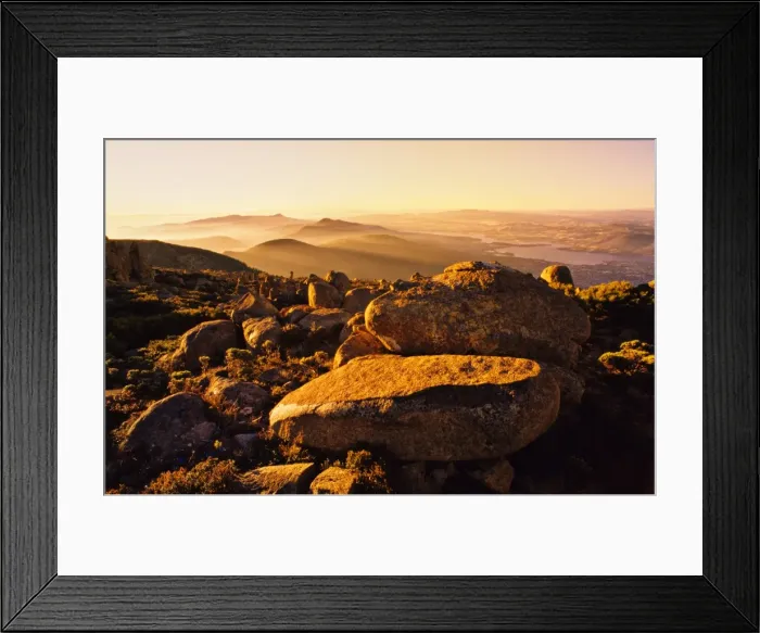 Framed Print : Dusk on the summit of Mount Wellington, Hobart Tasmania Framed Print : Dusk on the summit of Mount Wellington, Hobart Tasmania