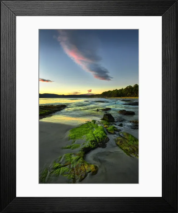 Framed Print : Views along the pristine coastline of Adventure bay, South Bruny Island, Tasmania Framed Print : Views along the pristine coastline of Adventure bay, South Bruny Island, Tasmania