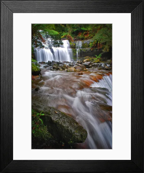 Framed Print : A view of Liffey Falls in Central Tasmania