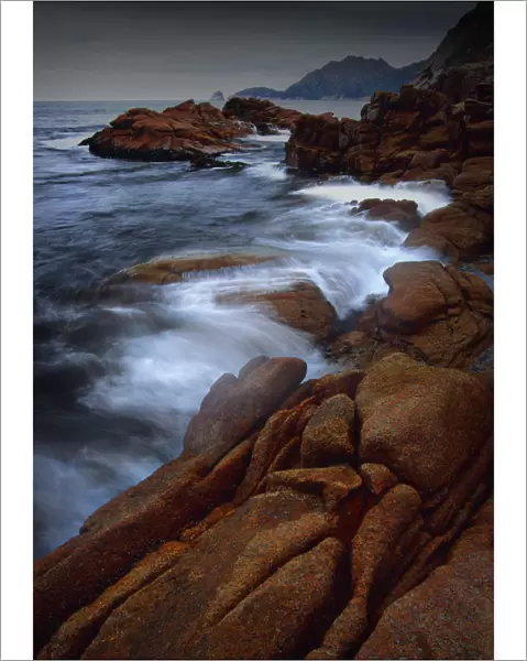 The coastline at Sleepy bay, Freycinet Peninsular, East coast Tasmania