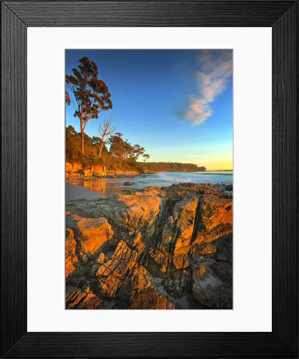 Framed Print : Views along the pristine coastline of Adventure bay, South Bruny Island, Tasmania Framed Print : Views along the pristine coastline of Adventure bay, South Bruny Island, Tasmania