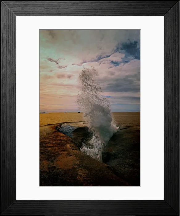 Framed Print : The blowhole at Bicheno, situated on the south East coastline of Tasmania Framed Print : The blowhole at Bicheno, situated on the south East coastline of Tasmania