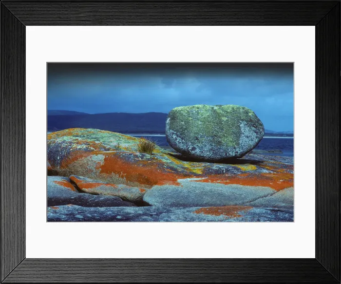 Framed Print : Balanced rocks at Sawyers Beach, Flinders Island, Bass Strait, Tasmania Framed Print : Balanced rocks at Sawyers Beach, Flinders Island, Bass Strait, Tasmania