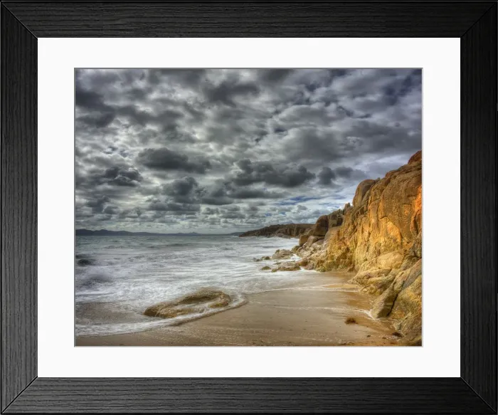 Framed Print : Allports beach, Flinders Island, Bass Strait, Tasmania