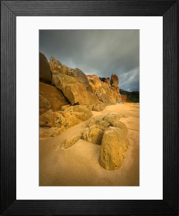 Framed Print : Allports beach, Flinders Island, Bass Strait, Tasmania