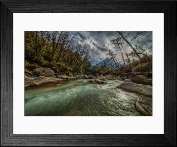 Framed Print : Jigme Dorji National Park, Northern Bhutan