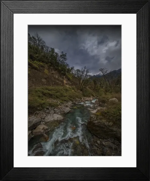 Framed Print : Jigme Dorji National Park, Northern Bhutan