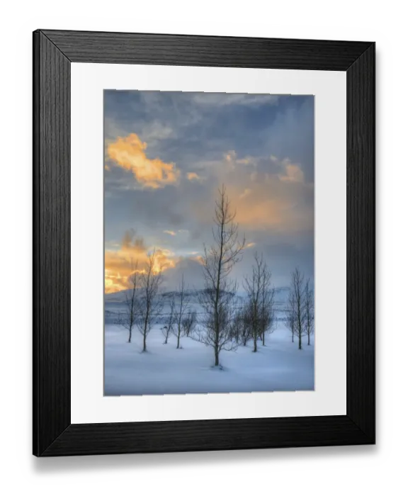 Framed Print : A winters morning in central Iceland Framed Print : A winters morning in central Iceland