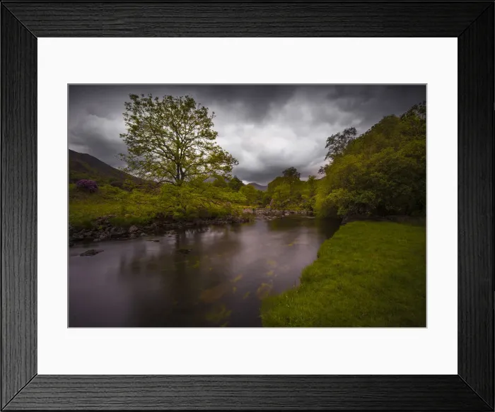 Framed Print : The river Colwyn, Northern Wales, United Kingdom