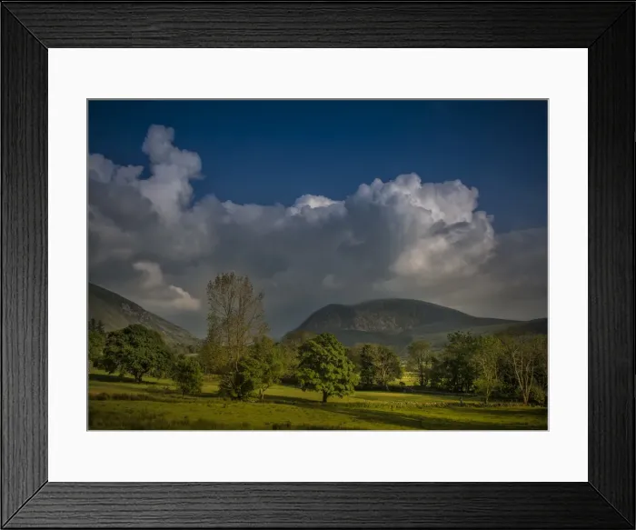 Framed Print : Rural scene at Waunfawr, Northern Wales, United Kingdom Framed Print : Rural scene at Waunfawr, Northern Wales, United Kingdom
