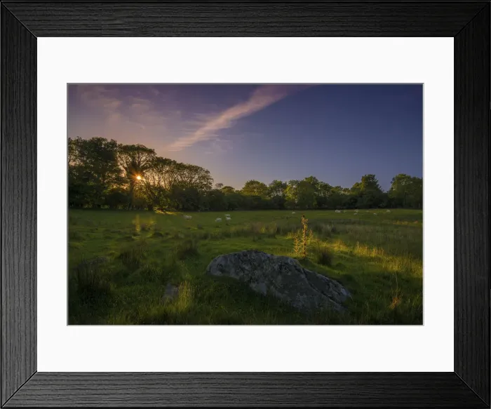 Framed Print : Rural scene at Waunfawr, Northern Wales, United Kingdom Framed Print : Rural scene at Waunfawr, Northern Wales, United Kingdom