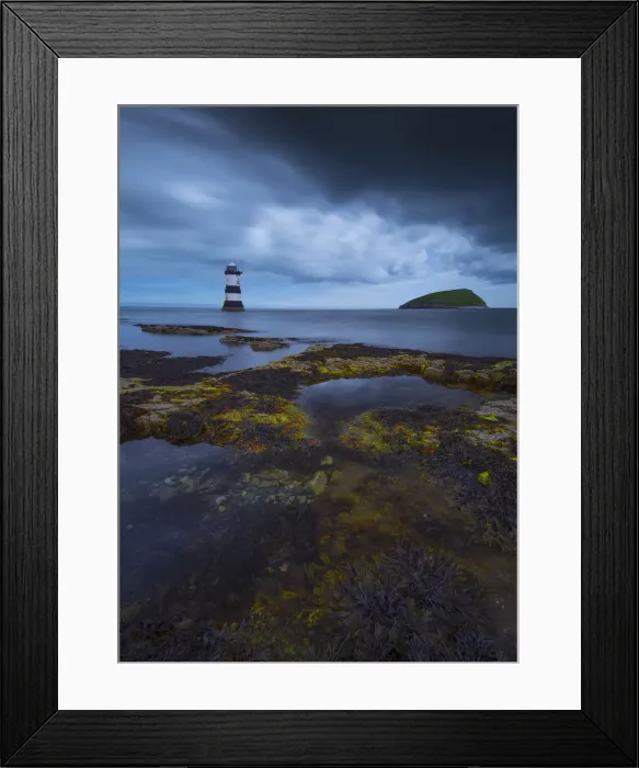 Framed Print : Black Point Lighthouse, Anglesea, Northern Wales, United Kingdom Framed Print : Black Point Lighthouse, Anglesea, Northern Wales, United Kingdom