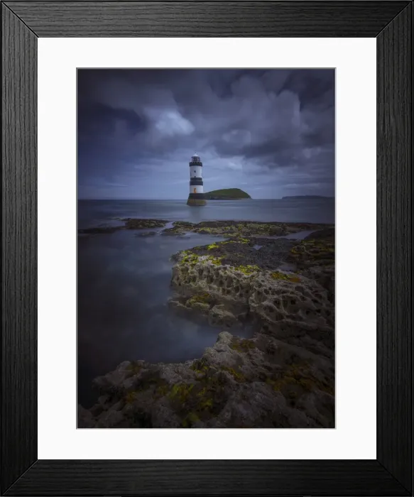 Framed Print : Black Point Lighthouse, Anglesea, Northern Wales, United Kingdom Framed Print : Black Point Lighthouse, Anglesea, Northern Wales, United Kingdom