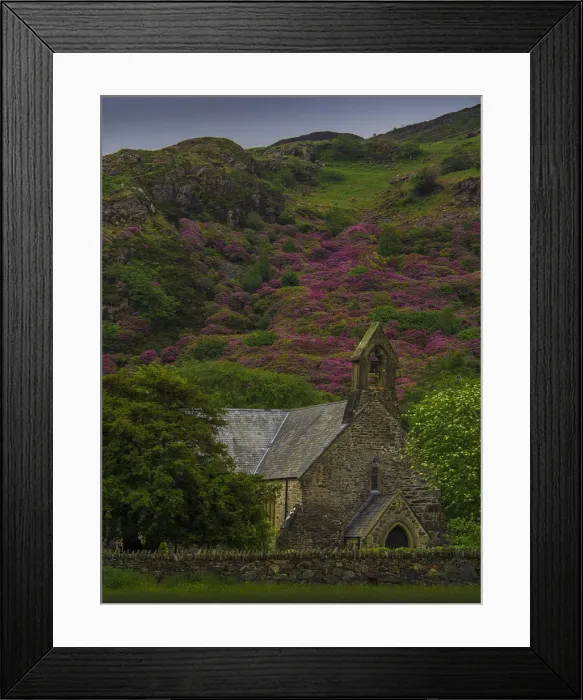 Framed Print : Beddgelert Valley, northern Wales, United kingdom
