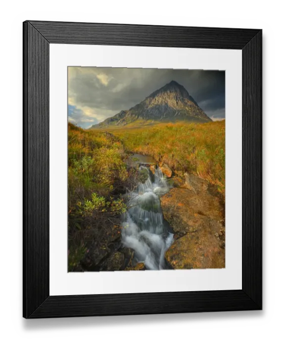 Framed Print : View to Buachaille Etive Mor, in the Western Scottish highlands