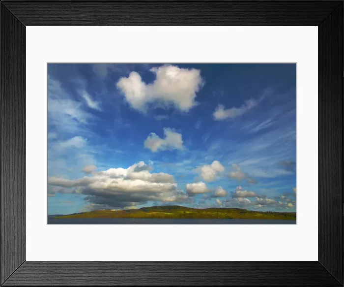 Framed Print : Cloudscape over Loch Lomond