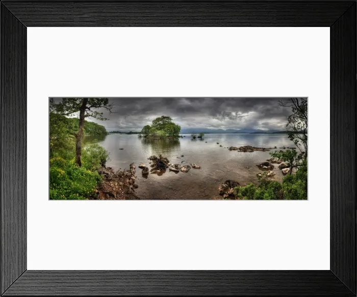 Framed Print : Panorama of the Eastern shoreline, Loch Lomond, Scotland Framed Print : Panorama of the Eastern shoreline, Loch Lomond, Scotland