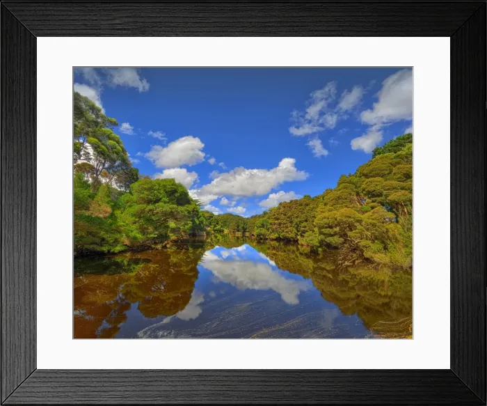Framed Print : Reflections at Ettricks Lagoon, King Island Tasmania Framed Print : Reflections at Ettricks Lagoon, King Island Tasmania
