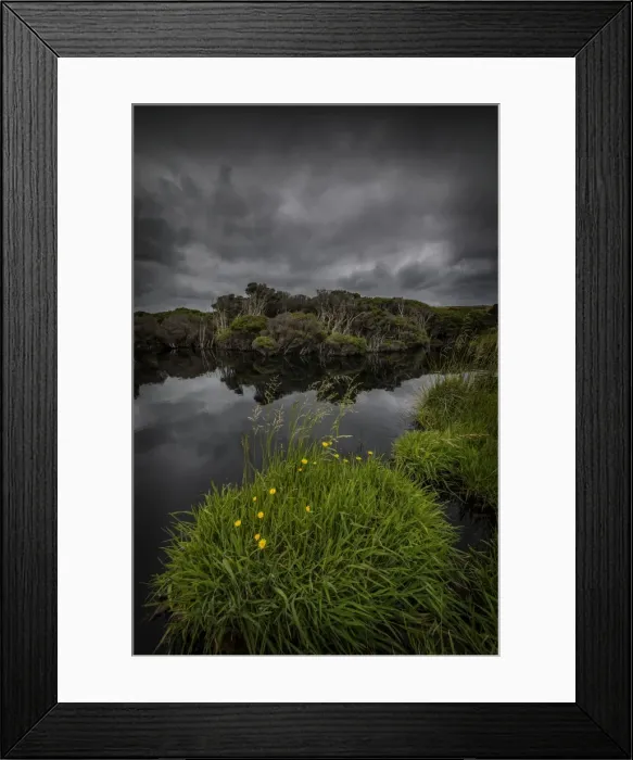 Framed Print : Lagoon near Disappointment bay, King Island Tasmania Framed Print : Lagoon near Disappointment bay, King Island Tasmania