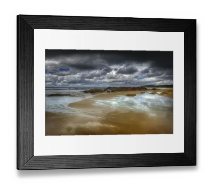 Framed Print : Disappointment Bay on the northern end of King Island, bass Strait, Tasmania
