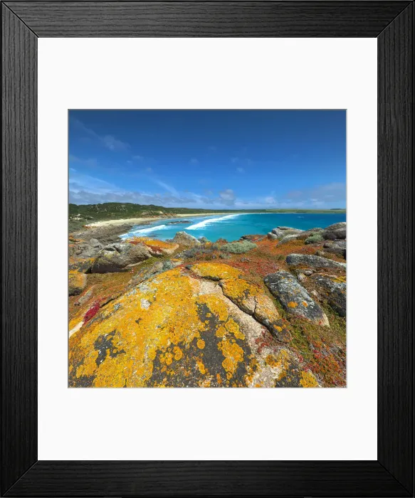 Framed Print : Disappointment Bay on the northern end of King Island, bass Strait, Tasmania Framed Print : Disappointment Bay on the northern end of King Island, bass Strait, Tasmania