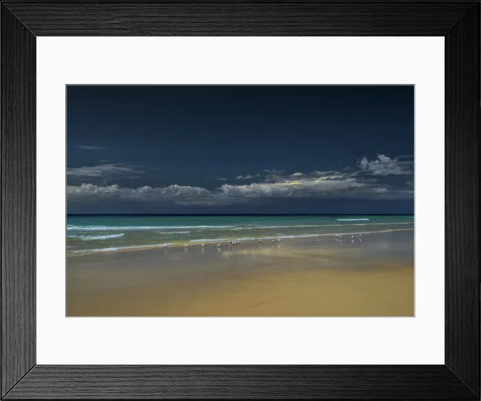 Framed Print : Disappointment Bay on the northern end of King Island, bass Strait, Tasmania