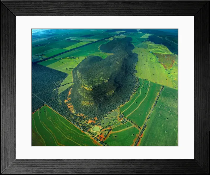 Framed Print : Rural farmland