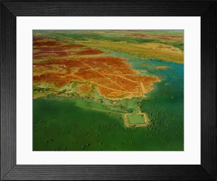 Framed Print : Channel Country Framed Print : Channel Country